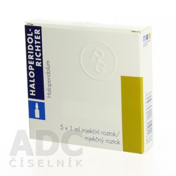 Галоперидол (Haloperidol) Ріхтер 5 мг/1 мл , 5 ампул