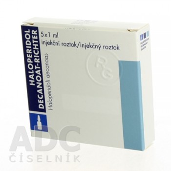 Галоперидол (Haloperidol) Ріхтер 50 мг/1 мл , 5 ампул