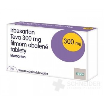 Ірбесартан (Irbesartan) Teva 300 мг, 28 таблеток