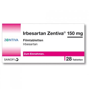 Ірбесартан (Irbesartan) Zentiva 150 мг, 28 таблеток