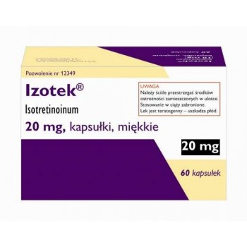 Ізотек (Izotek) 20 мг, 60 капсул