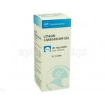 Литиум карбоникум GSK 250 мг, 60 таблеток