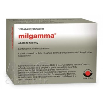 Мільгама (Milgamma) 50 мг/250 мкг, 100 таблеток