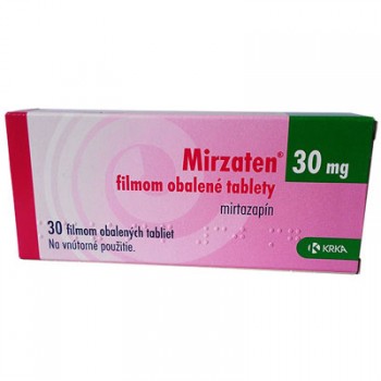 Мірзатен (Міртазапін) 30 мг, 30 таблеток