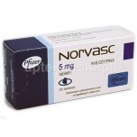 Норваск (Norvasc) 5 мг, 30 таблеток