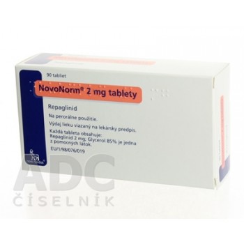 Новонорм (Novonorm) 2 мг, 90 таблеток