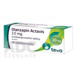 Оланзапин (Olanzapin) Actavis 10 мг, 56 таблеток