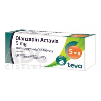 Оланзапін (Olanzapin) Actavis 5 мг, 56 таблеток