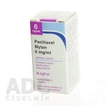 Паклітаксел Mylan 6 мг/мл 5 мл/30 мг, 1 флакон