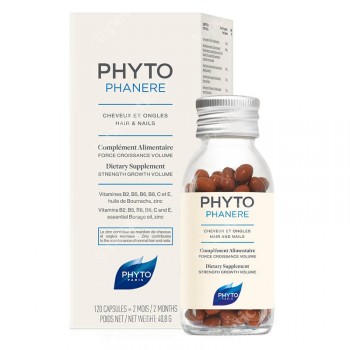 Фітофанер (Phyto Phytophanere) для волосся та нігтів, 120 капсул