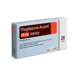 Піоглітазон Accord 30 мг, 28 таблеток