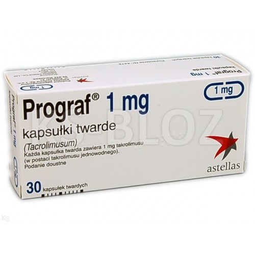 Купити препарат Програф (Prograf) 1 мг, 30 капсул