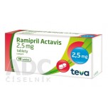 Раміприл Actavis (Ramipril) 2.5 мг, 30 таблеток