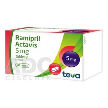 Раміприл Actavis (Ramipril) 5 мг, 98 таблеток