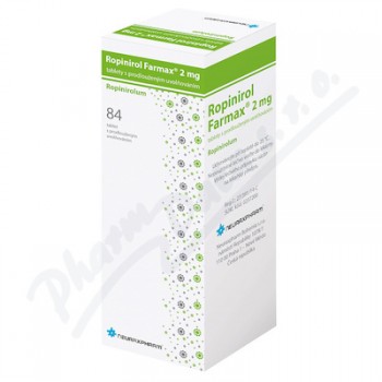 Ропінірол (Ropinirol) Farmax 2 мг, 84 таблетки