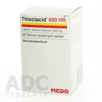 Тіоктацид (Thioctacid) 600 HR, 60 таблеток