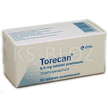 Торекан (Torecan) 6.5 мг, 50 таблеток