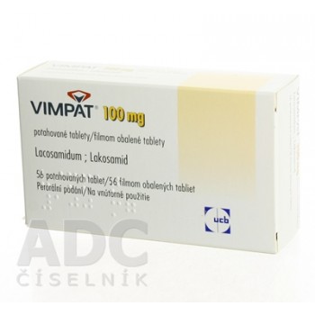 Вімпат (Vimpat) 100 мг, 56 таблеток