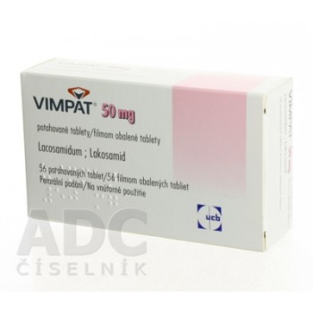 Вімпат (Vimpat) 50 мг, 56 таблеток