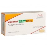 Випдомет (Vipdomet) 12.5 мг/850 мг, 56 таблеток