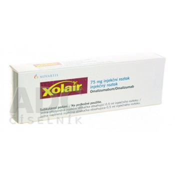 Ксолар (Xolair) 75 мг 0.5 мл, 1 шт.