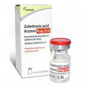 Золендронік Ацид Actavis 4 мг/5 мл, 1 флакон