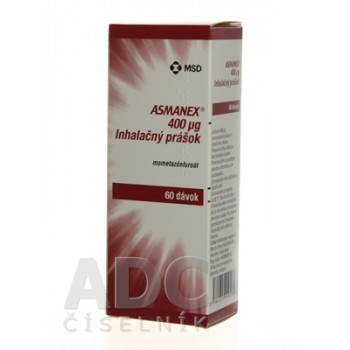Асманекс (Asmanex) 400 мкг/доза, 60 доз