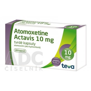 Атомоксетин (Atomoxetine) Actavis 10 мг, 28 капсул