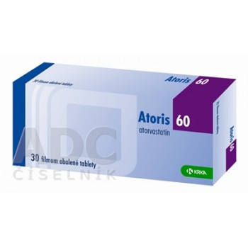 Аторис (Atoris) 60 мг, 30 таблеток