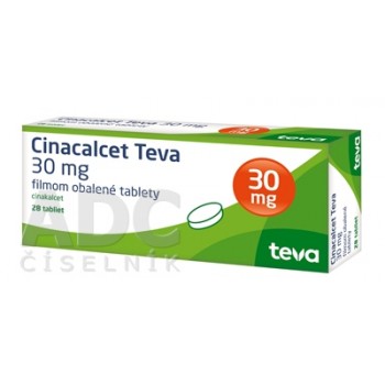 Цинакальцет Тева 30 мг, 28 таблеток