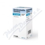 Дезлоратадин Zentiva 0.5 мг/мл пероральний розчин 60 мг, 120 мл
