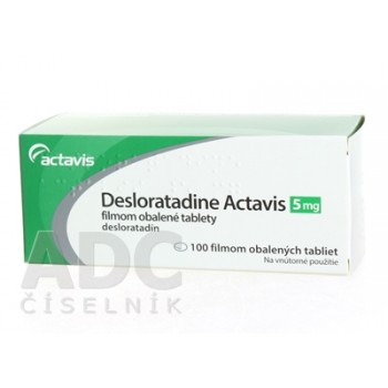 Дезлоратадин (Desloratadin) Actavis 5 мг, 100 таблеток