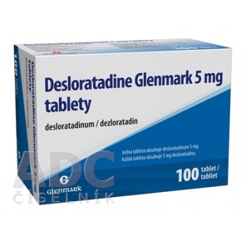 Дезлоратадин (Desloratadin) Glenmark 5 мг, 100 таблеток