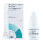 Дорзоламід (Dorzolamid) Olikla краплі 20 мг/мл, 5 мл
