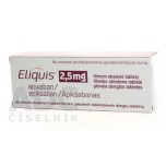 Еліквіс (Eliquis) 2.5 мг, 60 таблеток