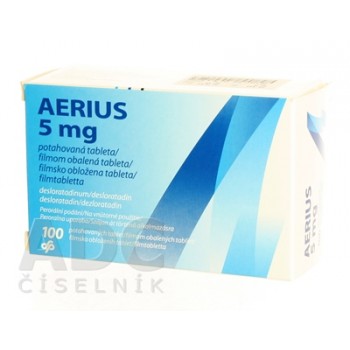 Еріус (Aerius) 5 мг, 100 таблеток