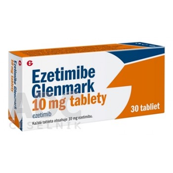 Езетиміб (Ezetimibe) Glenmark 10 мг, 98 таблеток
