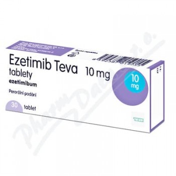 Езетиміб (Ezetimibe) Teva 10 мг, 30 таблеток