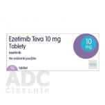 Езетиміб Teva (Ezetimibe) 10 мг, 98 таблеток