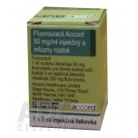 Фторурацил (Флуороурацил) Аккорд 50 мг/мл (250 мг) по 5 мл, 1 флакон