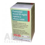 Фторурацил (Флуороурацил) Аккорд 50 мг/мл (5000 мг) по 100 мл, 1 флакон