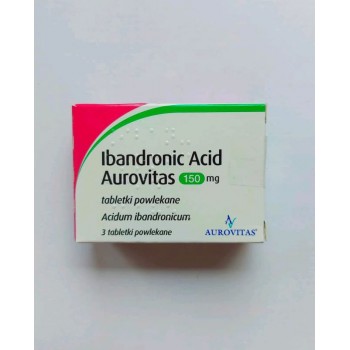 Ібандронік асід Aurovitas 150 мг, 3 таблетки