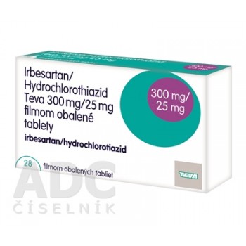 Ірбесартан/Гідрохлоротіазид Teva 300 мг/25 мг, 28 таблеток