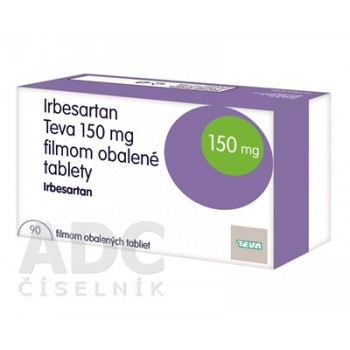 Ірбесартан (Irbesartan) Teva 150 мг, 90 таблеток