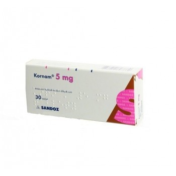 Корнам (Kornam) 5 мг, 30 таблеток