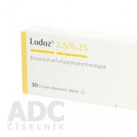 Лодоз (Lodoz) 2.5 мг/6.25 мг, 30 таблеток
