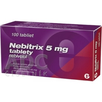 Небітрикс (Nebitrix) 5 мг, 100 таблеток
