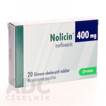 Ноліцин (Nolicin) 400 мг, 20 таблеток