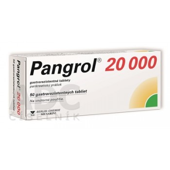 Пангрол (Pangrol) 20 000, 50 таблеток