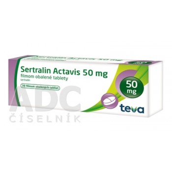 Сертралін Actavis (Sertralin) 50 мг, 30 таблеток